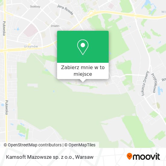 Mapa Kamsoft Mazowsze sp. z o.o.