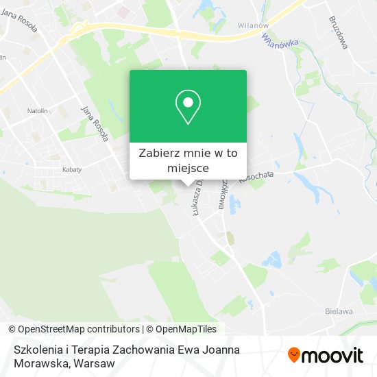 Mapa Szkolenia i Terapia Zachowania Ewa Joanna Morawska