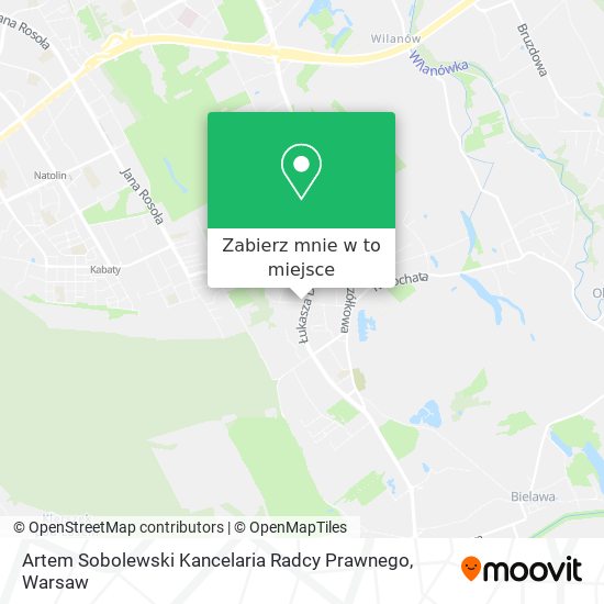 Mapa Artem Sobolewski Kancelaria Radcy Prawnego