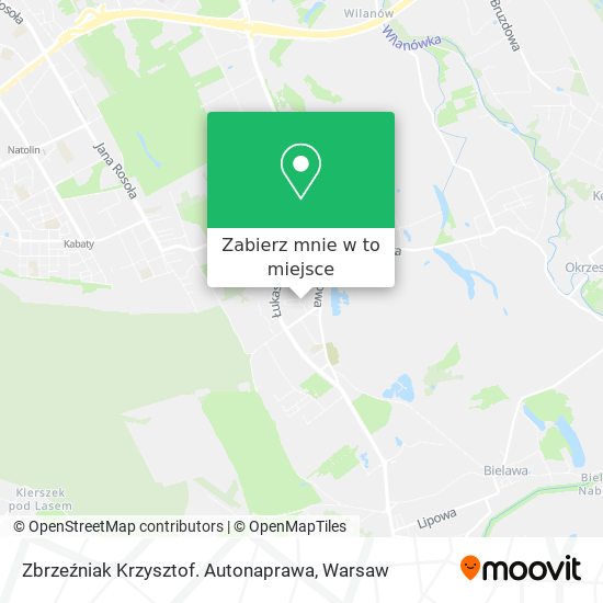 Mapa Zbrzeźniak Krzysztof. Autonaprawa