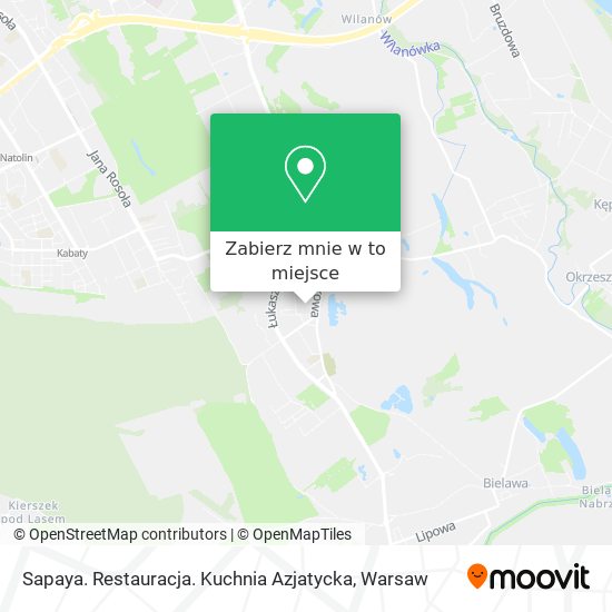 Mapa Sapaya. Restauracja. Kuchnia Azjatycka