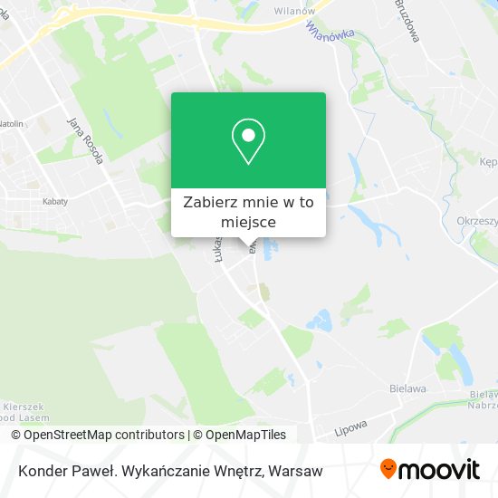 Mapa Konder Paweł. Wykańczanie Wnętrz