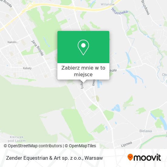 Mapa Zender Equestrian & Art sp. z o.o.