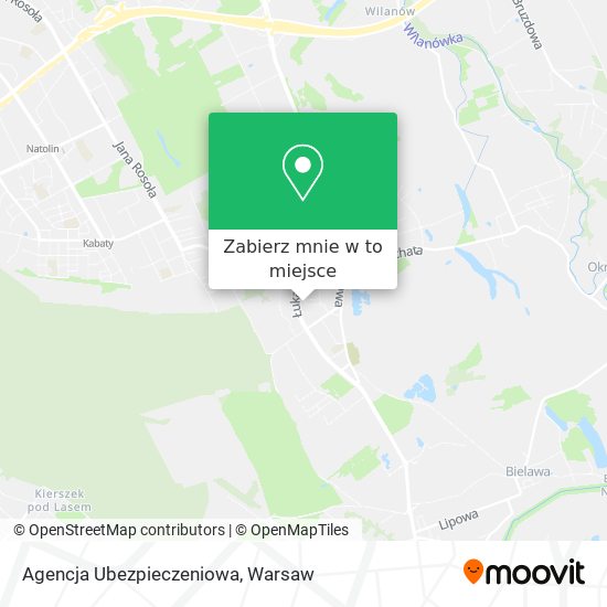 Mapa Agencja Ubezpieczeniowa