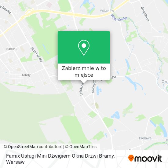 Mapa Famix Usługi Mini Dźwigiem Okna Drzwi Bramy