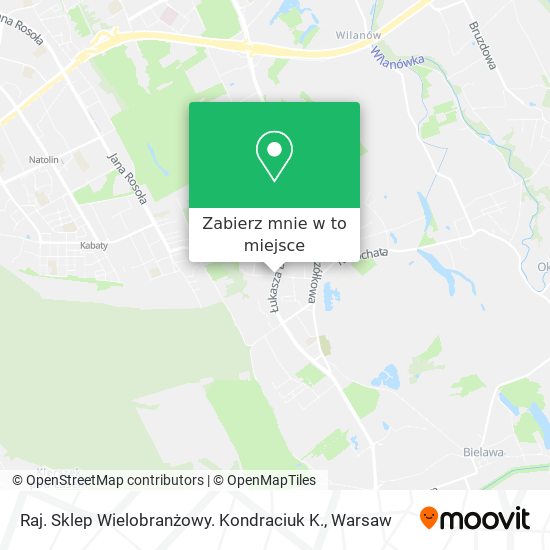 Mapa Raj. Sklep Wielobranżowy. Kondraciuk K.