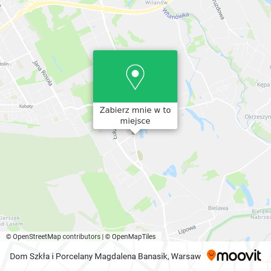 Mapa Dom Szkła i Porcelany Magdalena Banasik