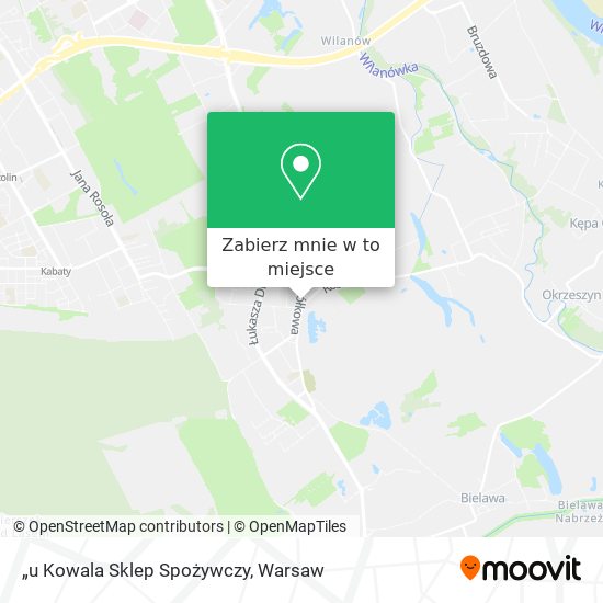 Mapa „u Kowala Sklep Spożywczy