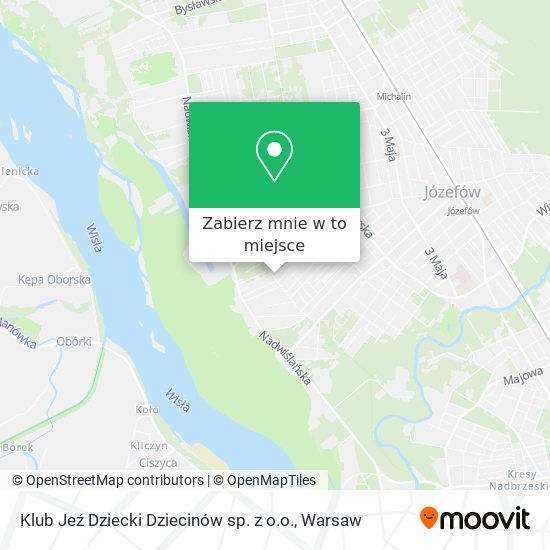 Mapa Klub Jeź Dziecki Dziecinów sp. z o.o.