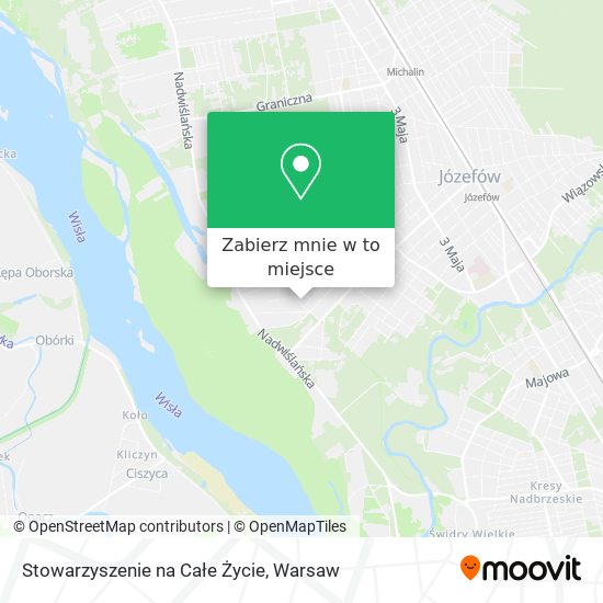 Mapa Stowarzyszenie na Całe Życie