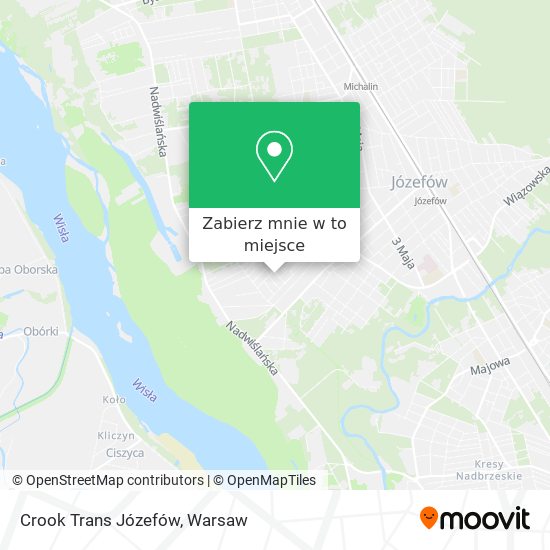 Mapa Crook Trans Józefów