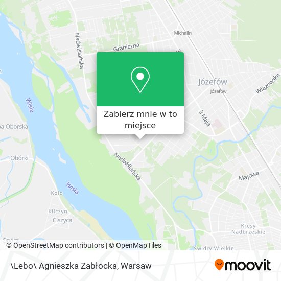 Mapa \Lebo\ Agnieszka Zabłocka