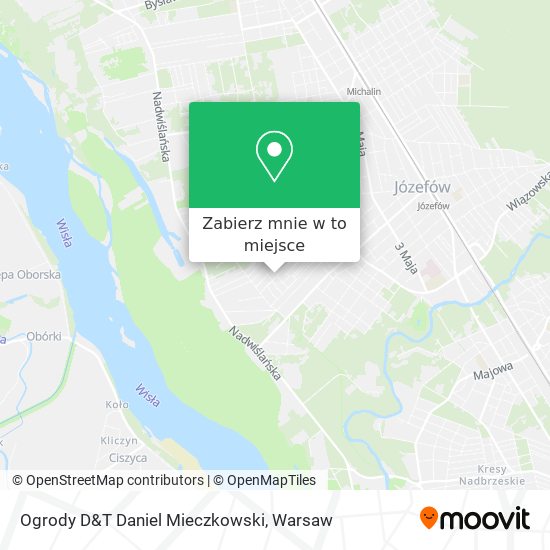 Mapa Ogrody D&T Daniel Mieczkowski