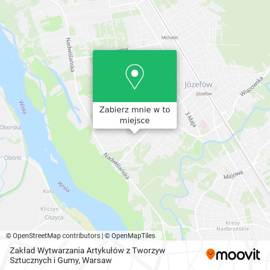 Mapa Zakład Wytwarzania Artykułów z Tworzyw Sztucznych i Gumy