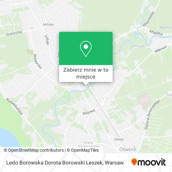 Mapa Ledo Borowska Dorota Borowski Leszek