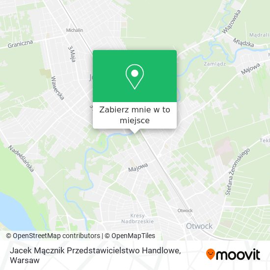 Mapa Jacek Mącznik Przedstawicielstwo Handlowe