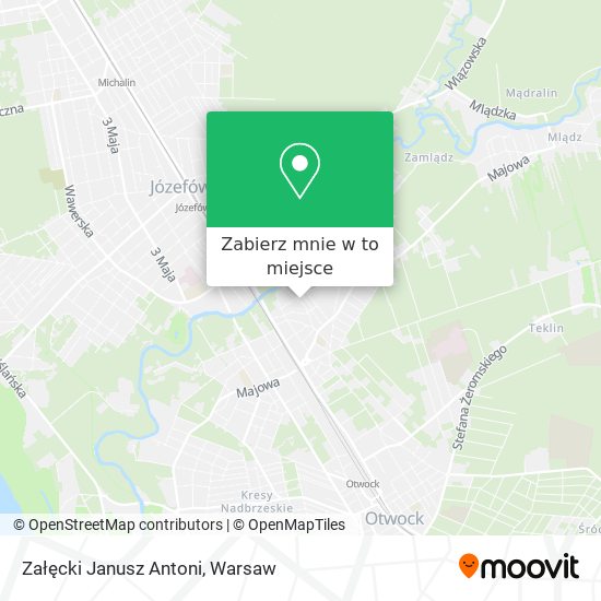 Mapa Załęcki Janusz Antoni