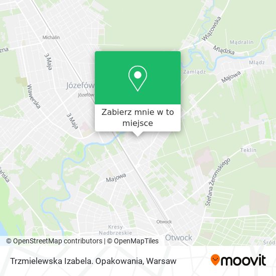 Mapa Trzmielewska Izabela. Opakowania