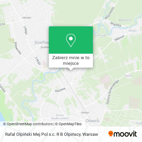 Mapa Rafał Olpiński Mej Pol s.c. R B Olpińscy