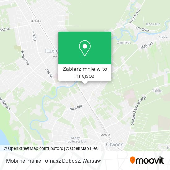 Mapa Mobilne Pranie Tomasz Dobosz