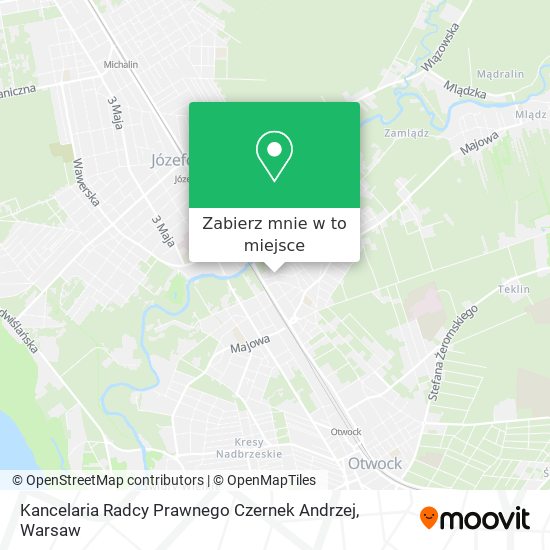 Mapa Kancelaria Radcy Prawnego Czernek Andrzej