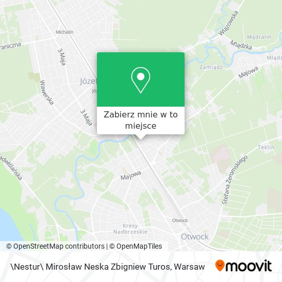 Mapa \Nestur\ Mirosław Neska Zbigniew Turos