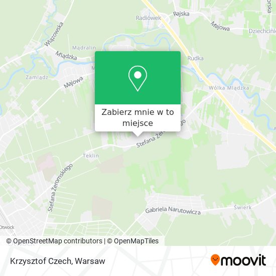 Mapa Krzysztof Czech