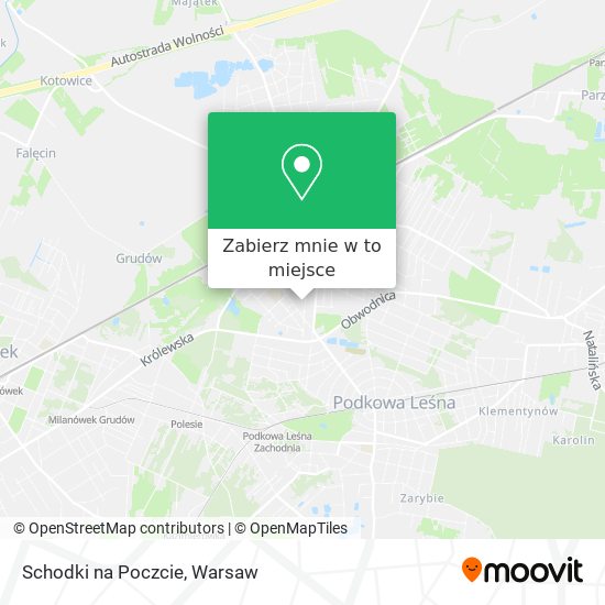 Mapa Schodki na Poczcie