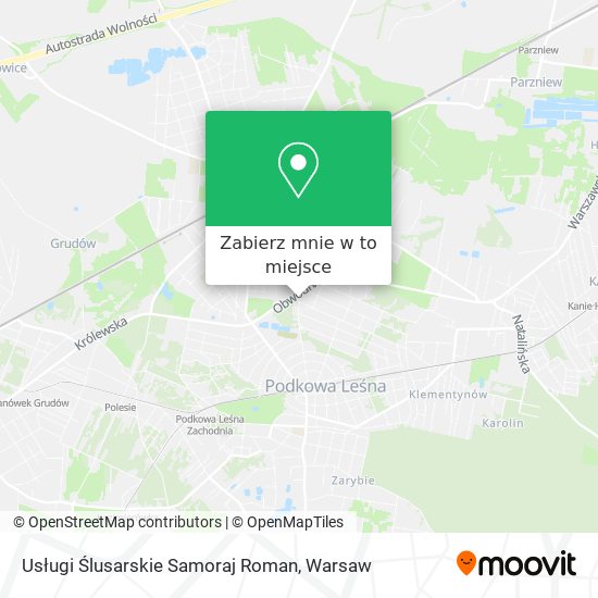 Mapa Usługi Ślusarskie Samoraj Roman