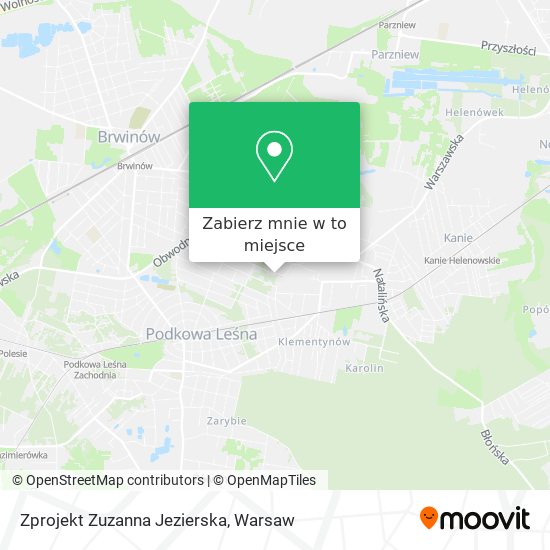 Mapa Zprojekt Zuzanna Jezierska