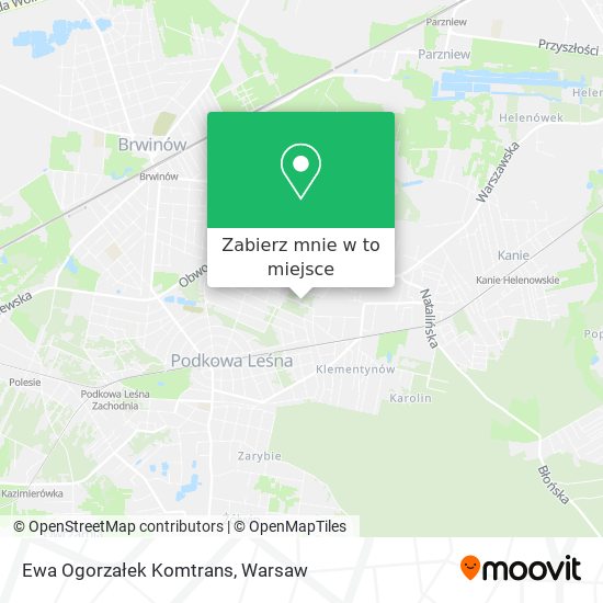 Mapa Ewa Ogorzałek Komtrans