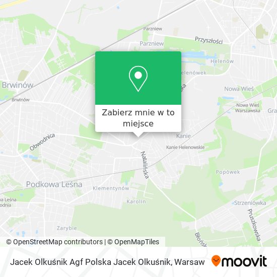 Mapa Jacek Olkuśnik Agf Polska Jacek Olkuśnik