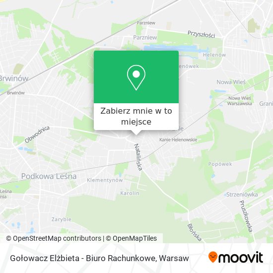 Mapa Gołowacz Elżbieta - Biuro Rachunkowe