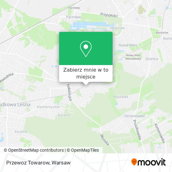 Mapa Przewoz Towarow