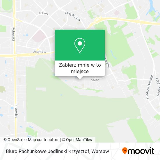 Mapa Biuro Rachunkowe Jedliński Krzysztof