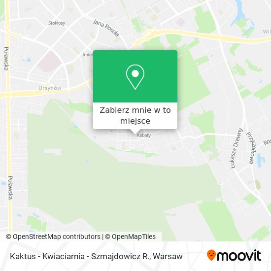 Mapa Kaktus - Kwiaciarnia - Szmajdowicz R.