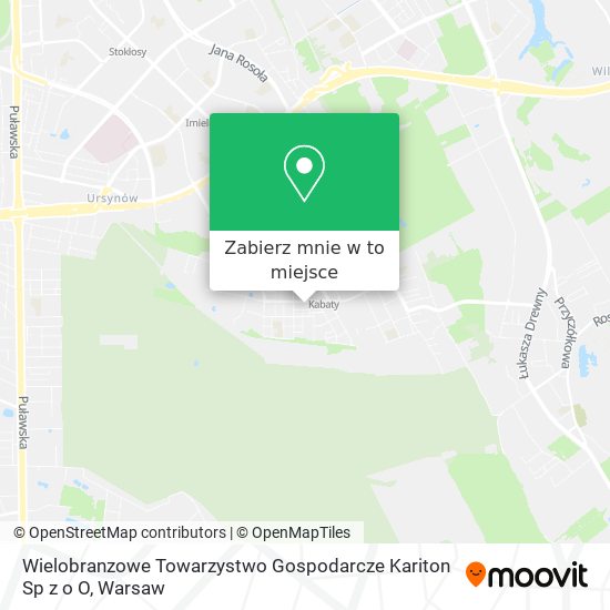 Mapa Wielobranzowe Towarzystwo Gospodarcze Kariton Sp z o O