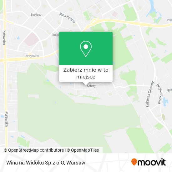 Mapa Wina na Widoku Sp z o O