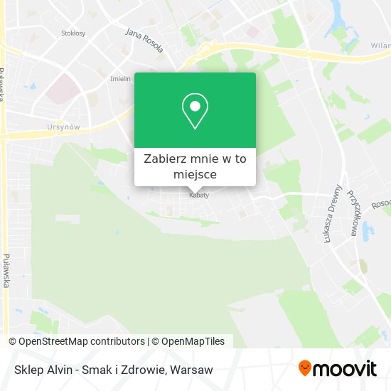 Mapa Sklep Alvin - Smak i Zdrowie