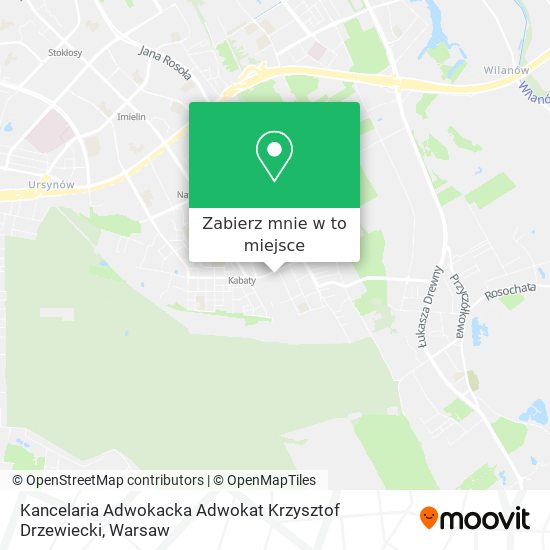 Mapa Kancelaria Adwokacka Adwokat Krzysztof Drzewiecki