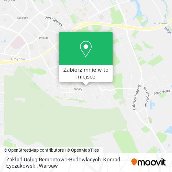 Mapa Zakład Usług Remontowo-Budowlanych. Konrad Łyczakowski