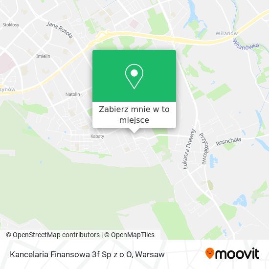 Mapa Kancelaria Finansowa 3f Sp z o O