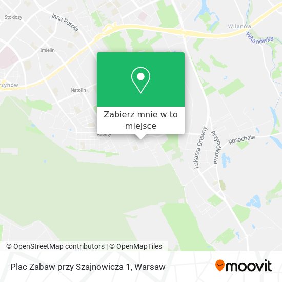 Mapa Plac Zabaw przy Szajnowicza 1