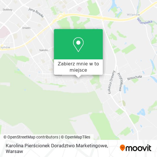 Mapa Karolina Pierścionek Doradztwo Marketingowe