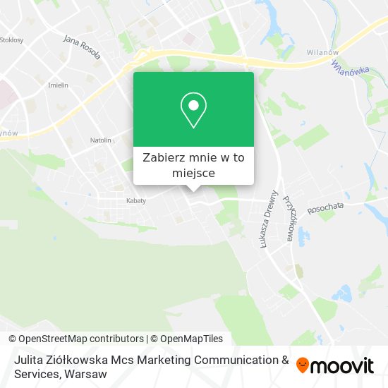 Mapa Julita Ziółkowska Mcs Marketing Communication & Services