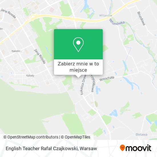 Mapa English Teacher Rafał Czajkowski