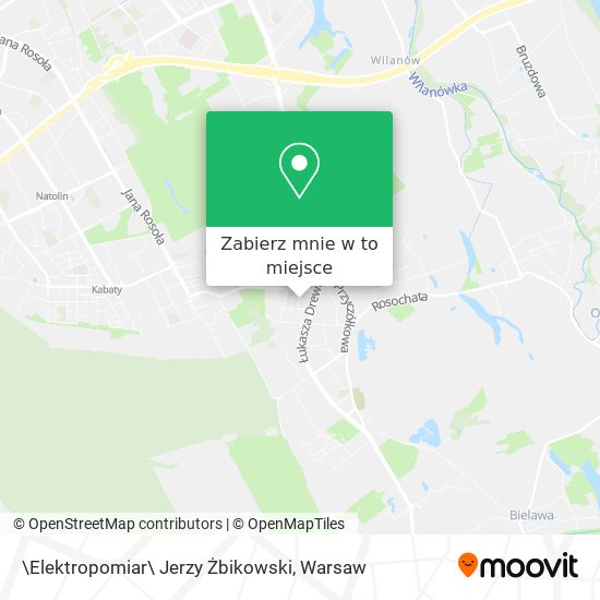 Mapa \Elektropomiar\ Jerzy Żbikowski