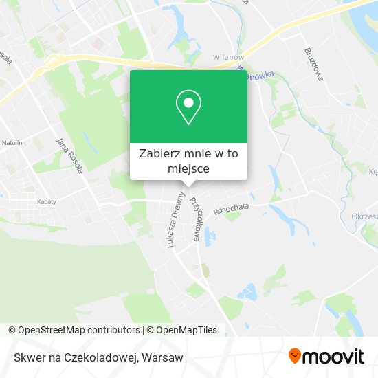 Mapa Skwer na Czekoladowej