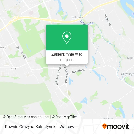 Mapa Powsin Grażyna Kalestyńska