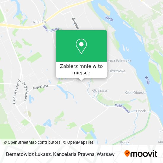 Mapa Bernatowicz Łukasz. Kancelaria Prawna